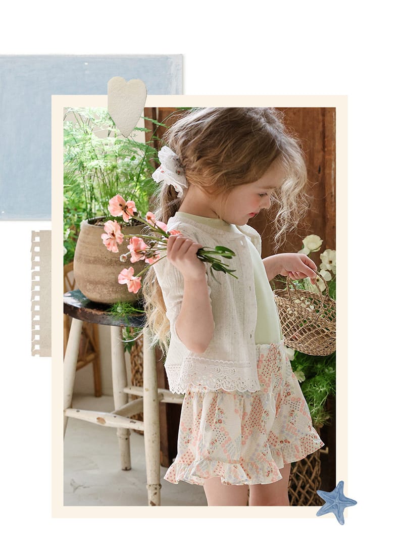 Lace Point Cardigan 透かし編み カーディガン【mh0012977】 Strawberry Coral カーディガン・パーカー