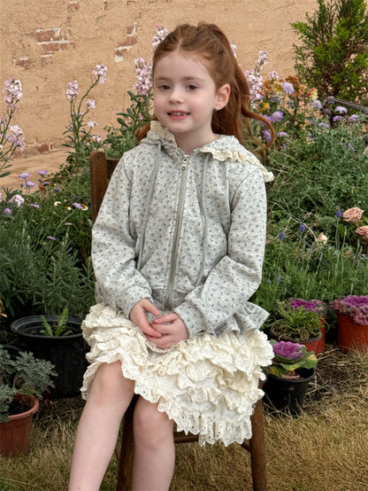 Lace Ruffle Tiered Skirt レース ティアードスカート【mh0012429】 Chengle