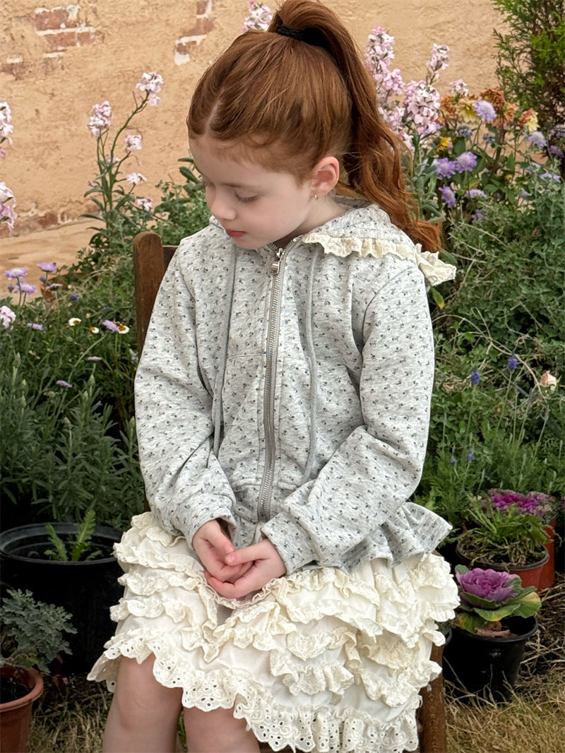 Lace Ruffle Tiered Skirt レース ティアードスカート【mh0012429】 Chengle