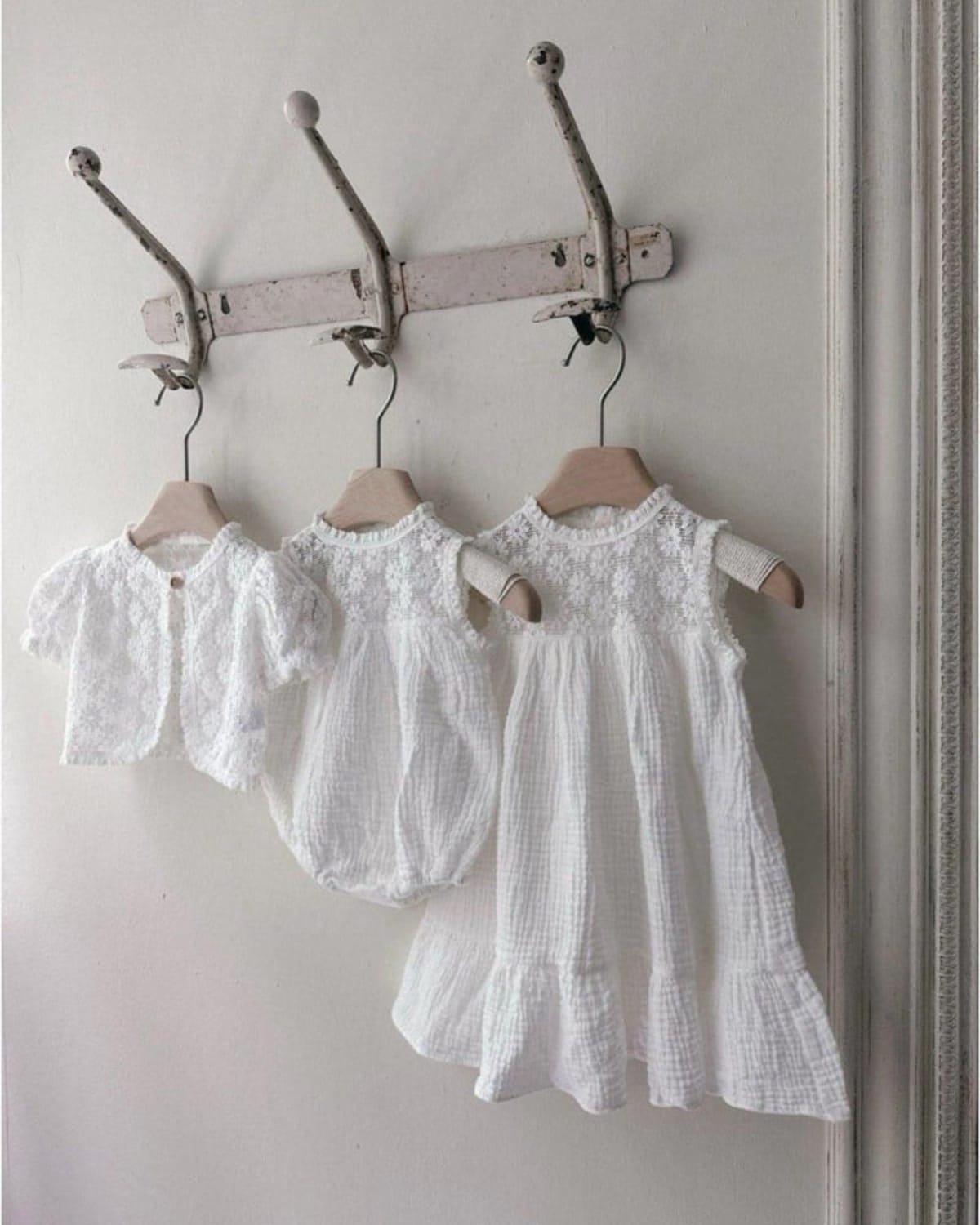 Lace Splicing Gauze Romper シアーレース ノースリーブロンパース【mh0013107】 BBAMMA ノースリーブロンパース
