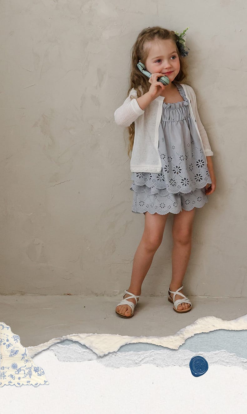 Lace Trim Knit Cardigan 透かし編み サマーカーディガン【mh0012984】 Strawberry Coral カーディガン・パーカー