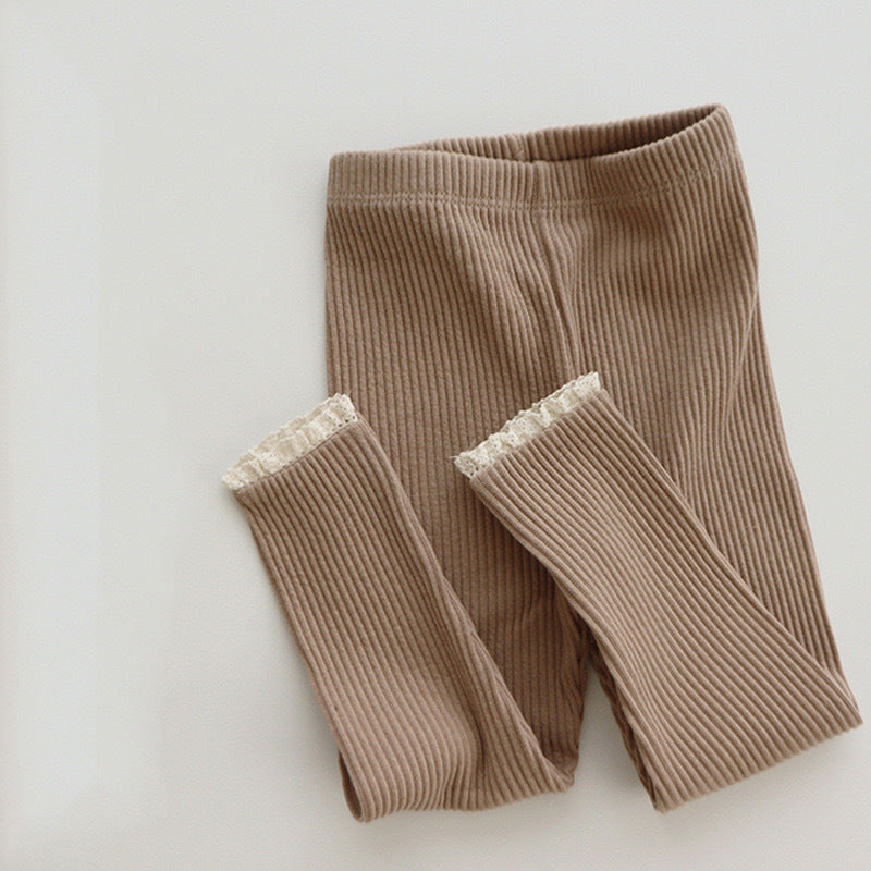Lace Trim Leggings レース レギンス パンツ【mh0000196】 angou レギンスパンツ