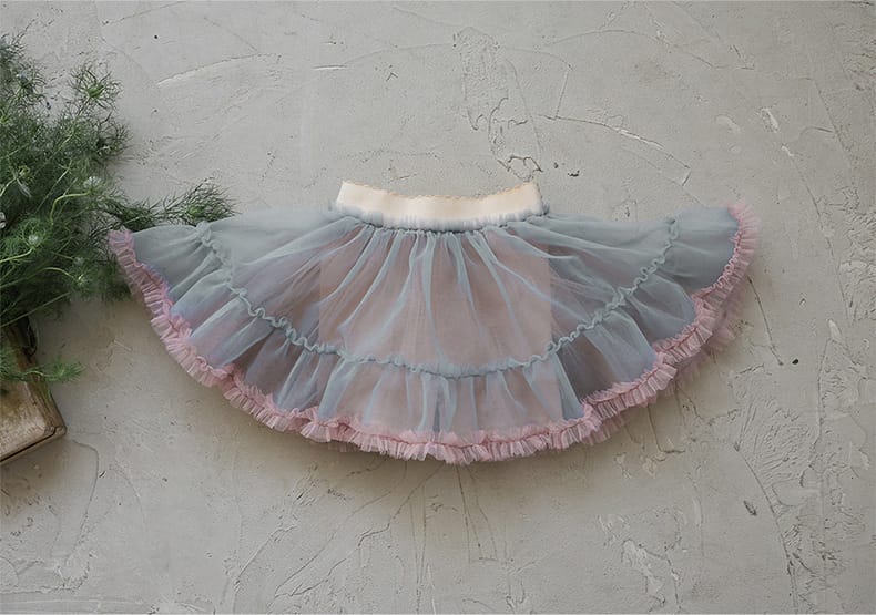 Lace Tulle Skort チュール パンツインスカート【mh0012976】 Strawberry Coral スカート