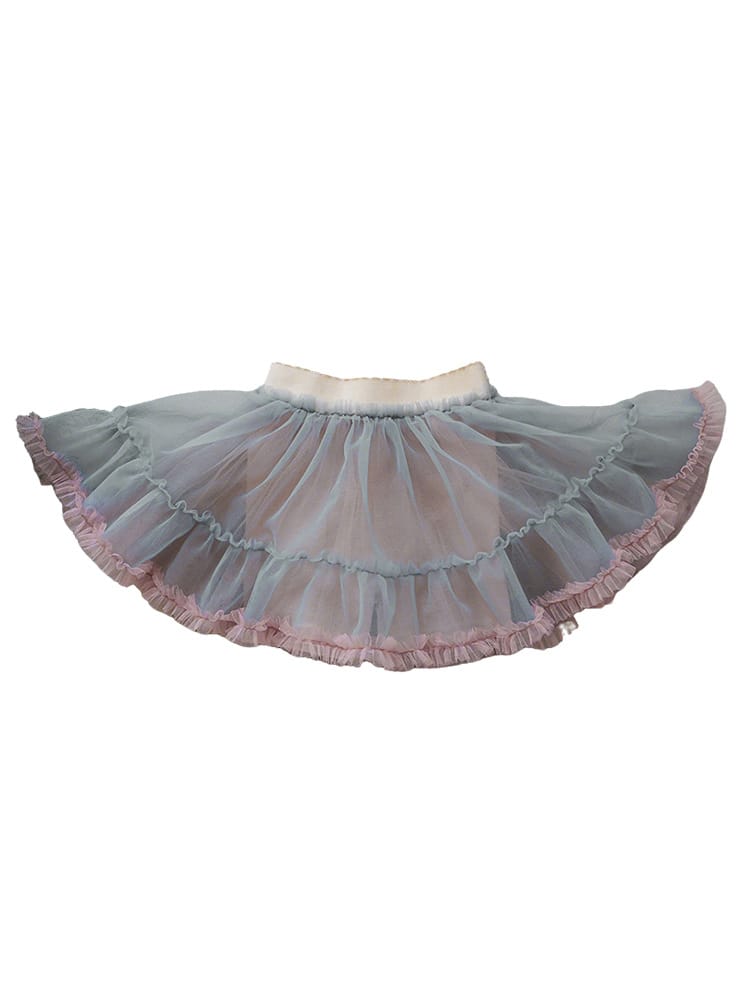 Lace Tulle Skort チュール パンツインスカート【mh0012976】 Strawberry Coral スカート