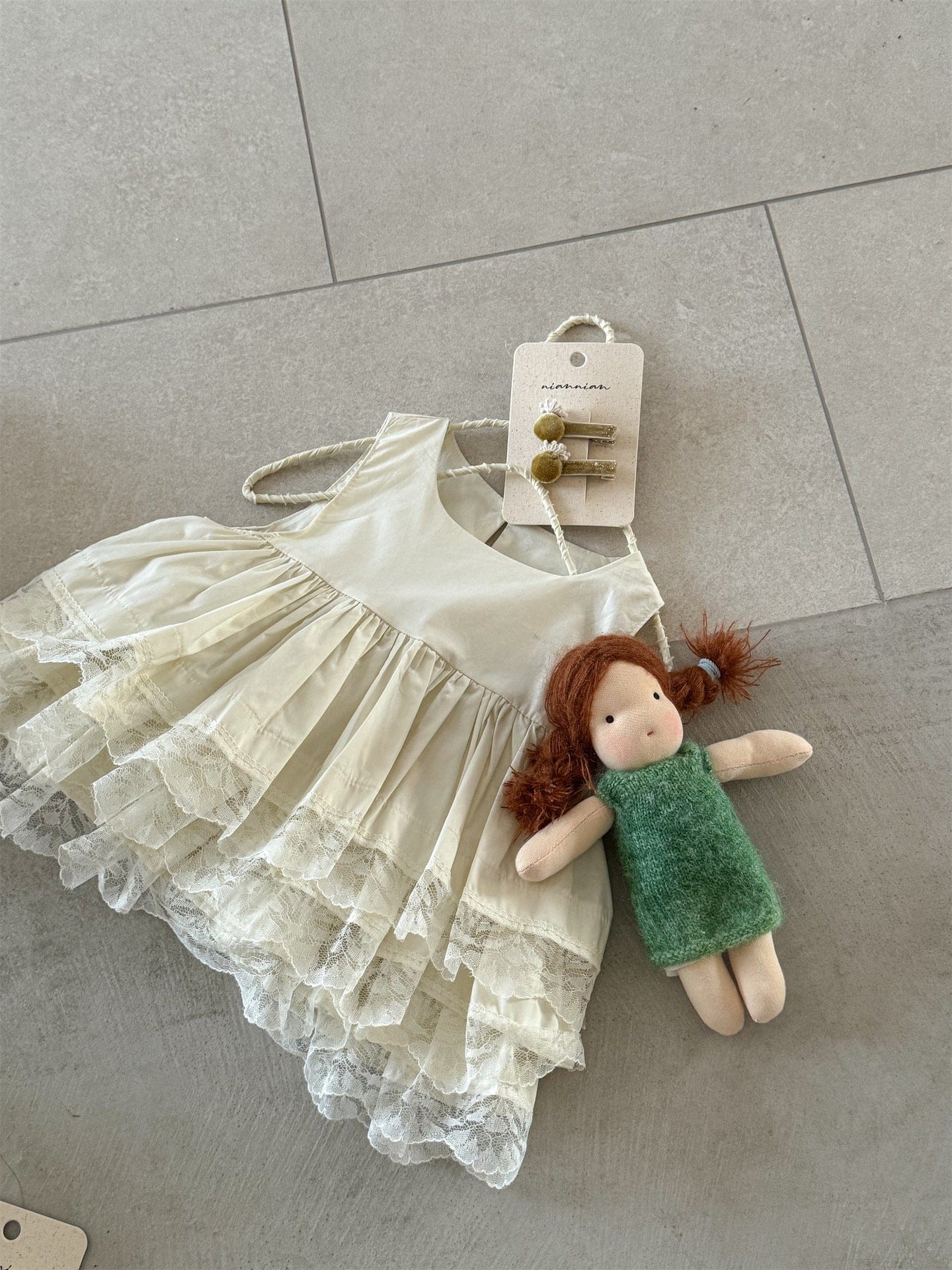 タンクトップ・キャミソール・ノースリーブトップス 018 beige / 90cm マルチレイヤードレースノースリーブチュニックブラウス【mh0009221】