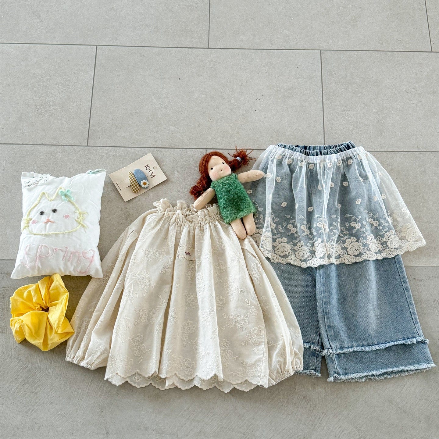 スカート Apricot レース重ね着オーバースカート レースシアーレイヤードスカート【mh0009210】