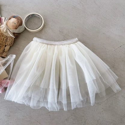 スカート キッズスカート チュチュチュールバレリーナスカート【mh0008900】