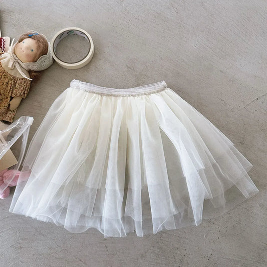 スカート キッズスカート チュチュチュールバレリーナスカート【mh0008900】