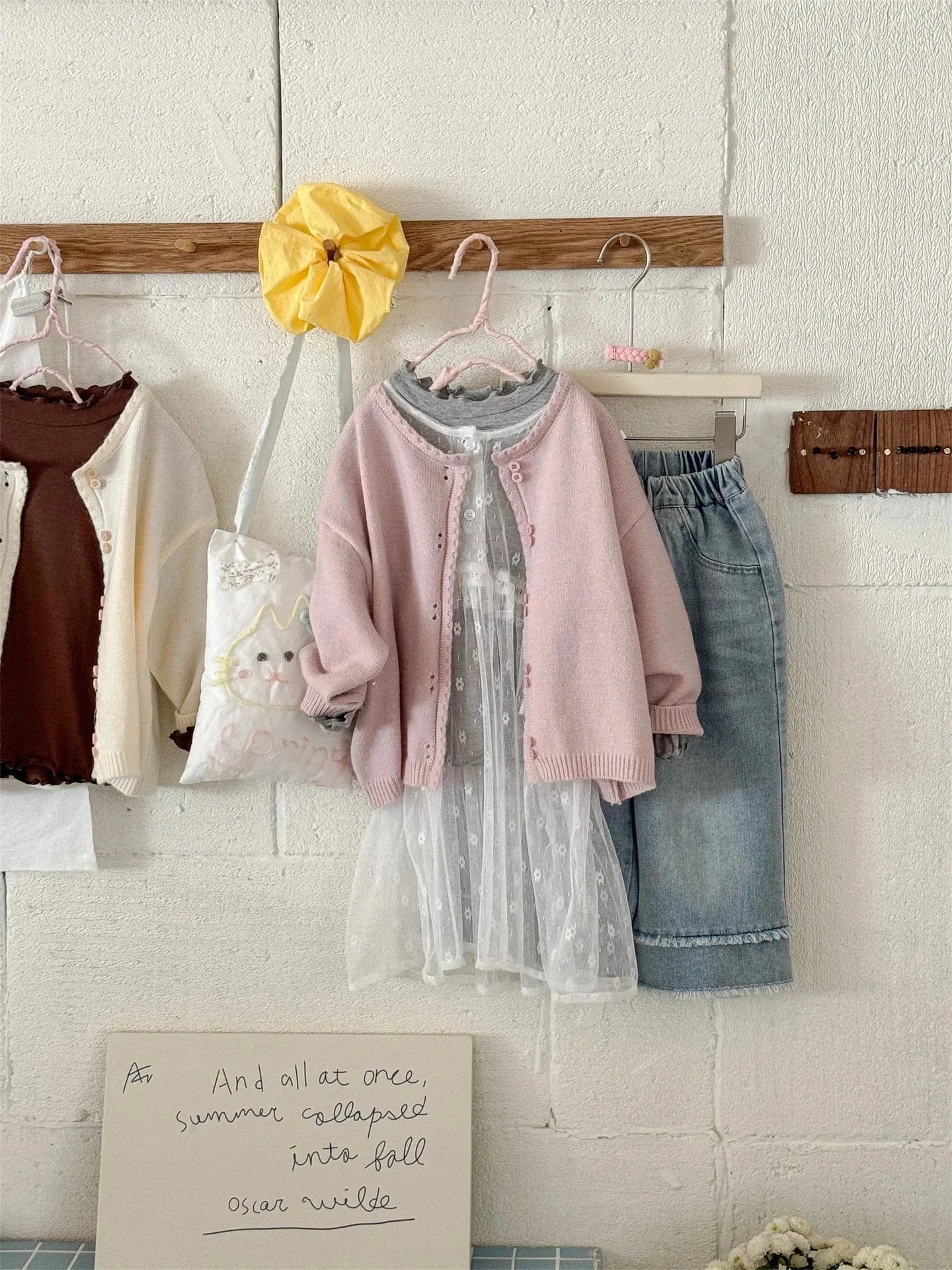 ノースリーブワンピース キッズワンピース レース刺繍シアーノースリーブ重ね着ワンピース【mh0008940】