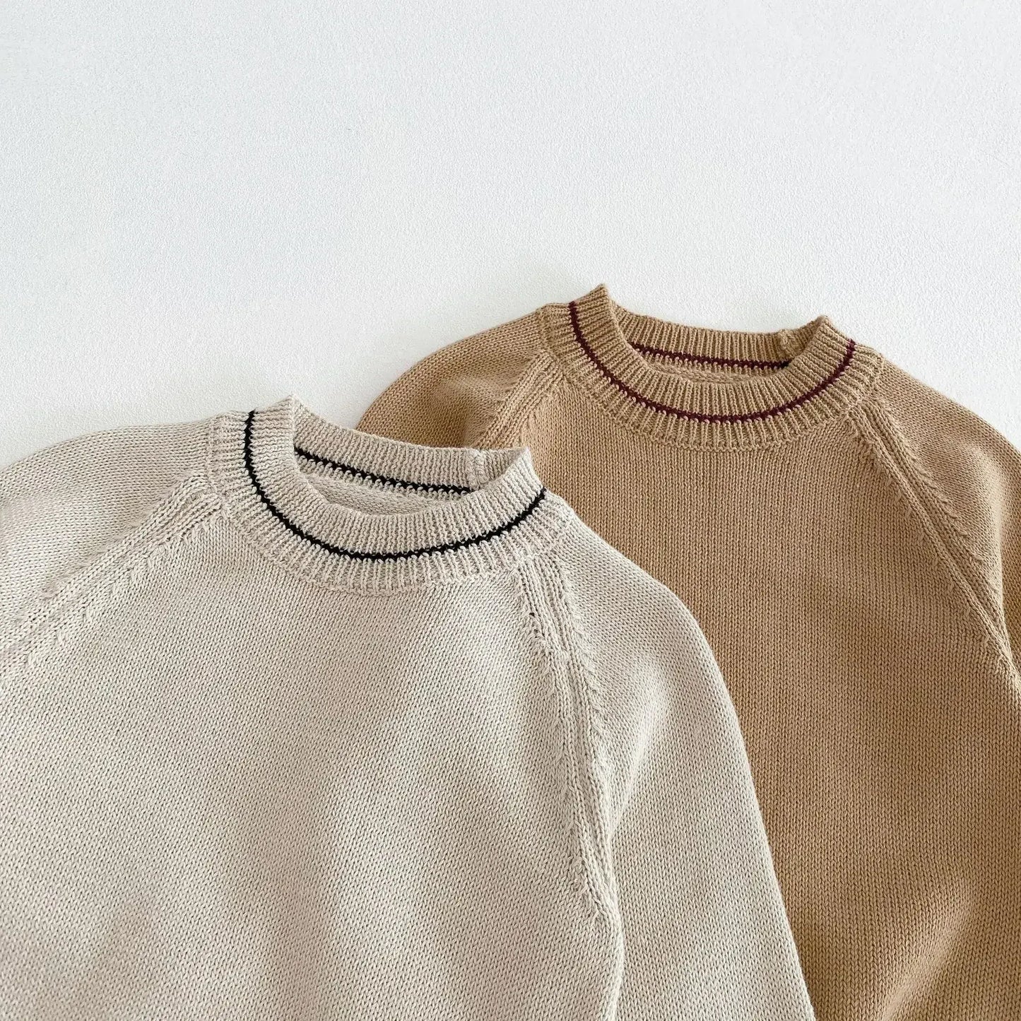 長袖セットアップ キッズトップス/オーバーオール ニット長袖セーター/コーデュロイサスペンダーパンツサロペット【mh0008958】