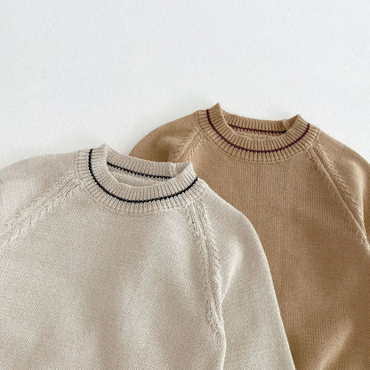 長袖セットアップ キッズトップス/オーバーオール ニット長袖セーター/コーデュロイサスペンダーパンツサロペット【mh0008958】