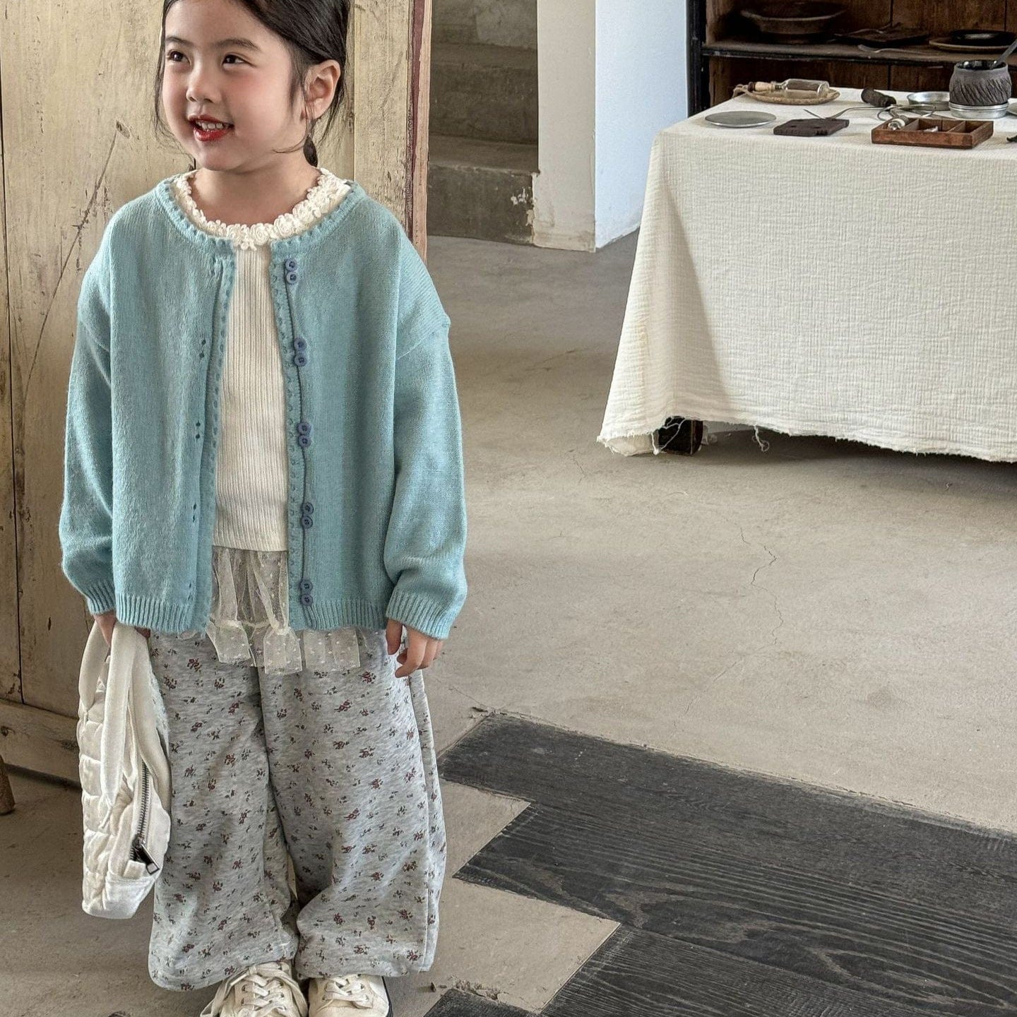 カーディガン・パーカー ニットカーディガン ダブルボタンシンプルプレッピーカーディガンジャケット【mh0009204】