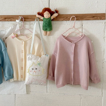 カーディガン・パーカー ニットカーディガン ダブルボタンシンプルプレッピーカーディガンジャケット【mh0009204】