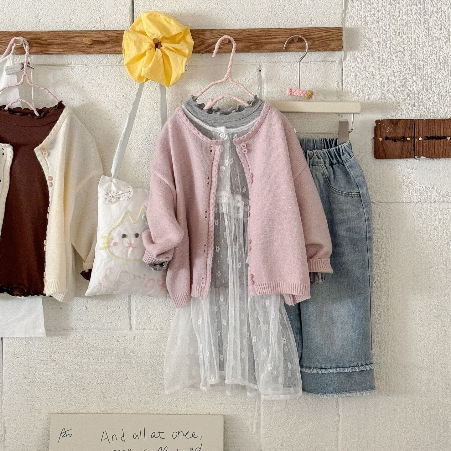 ノースリーブワンピース 総レースノースリーブ重ね着オーバーワンピース レイヤードドレス【mh0009219】