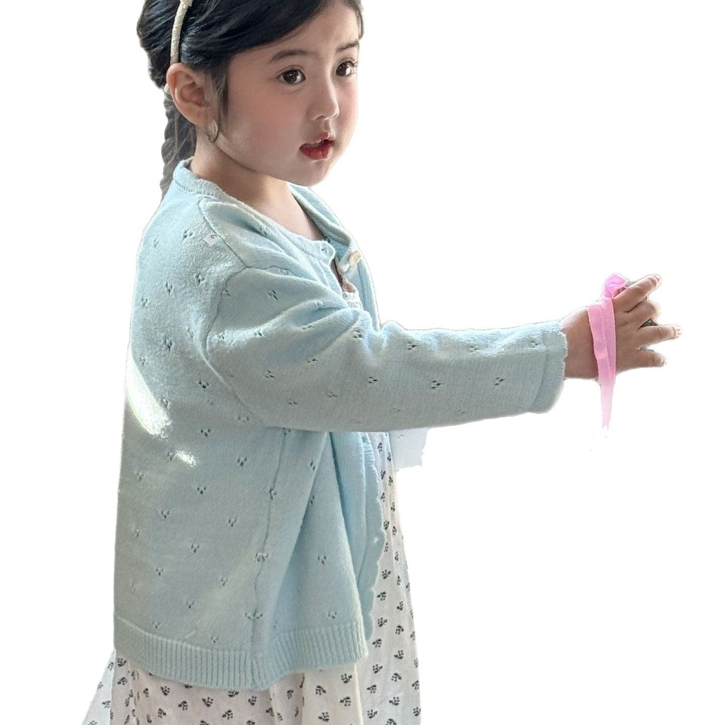 カーディガン・パーカー レースニットガーリーカーディガンジャケット【mh0009231】