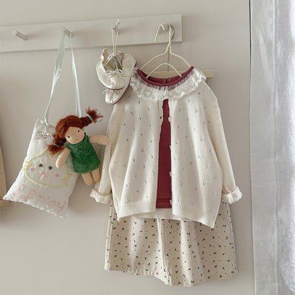 カーディガン・パーカー レースニットガーリーカーディガンジャケット【mh0009231】