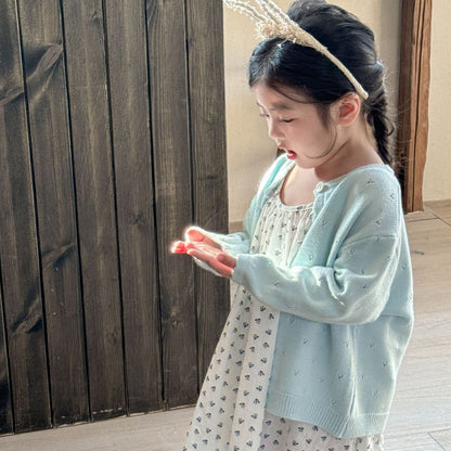 カーディガン・パーカー レースニットガーリーカーディガンジャケット【mh0009231】