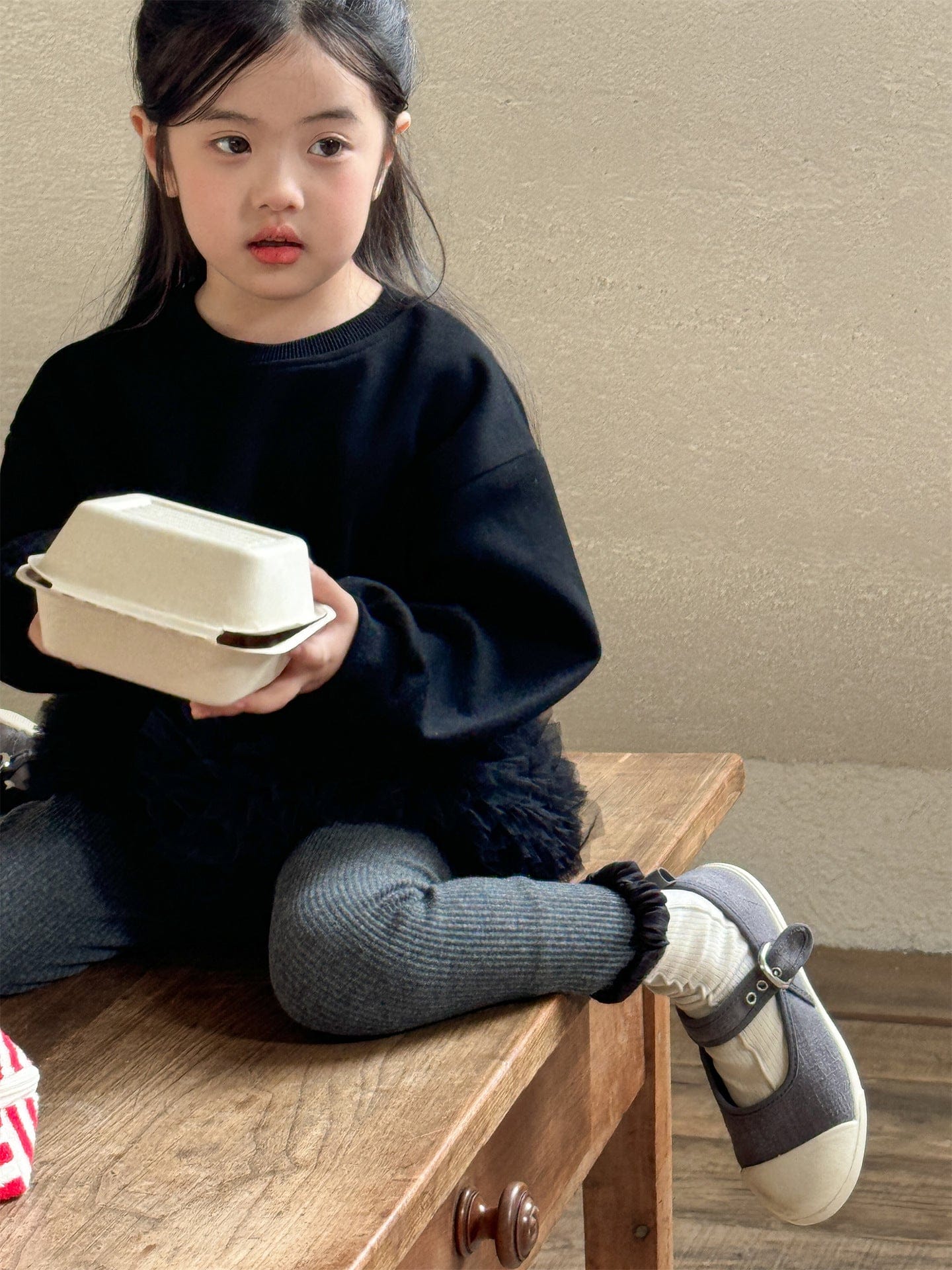 レギンスパンツ フリル裾メロウリブレギンス キッズパンツ【mh0011003】