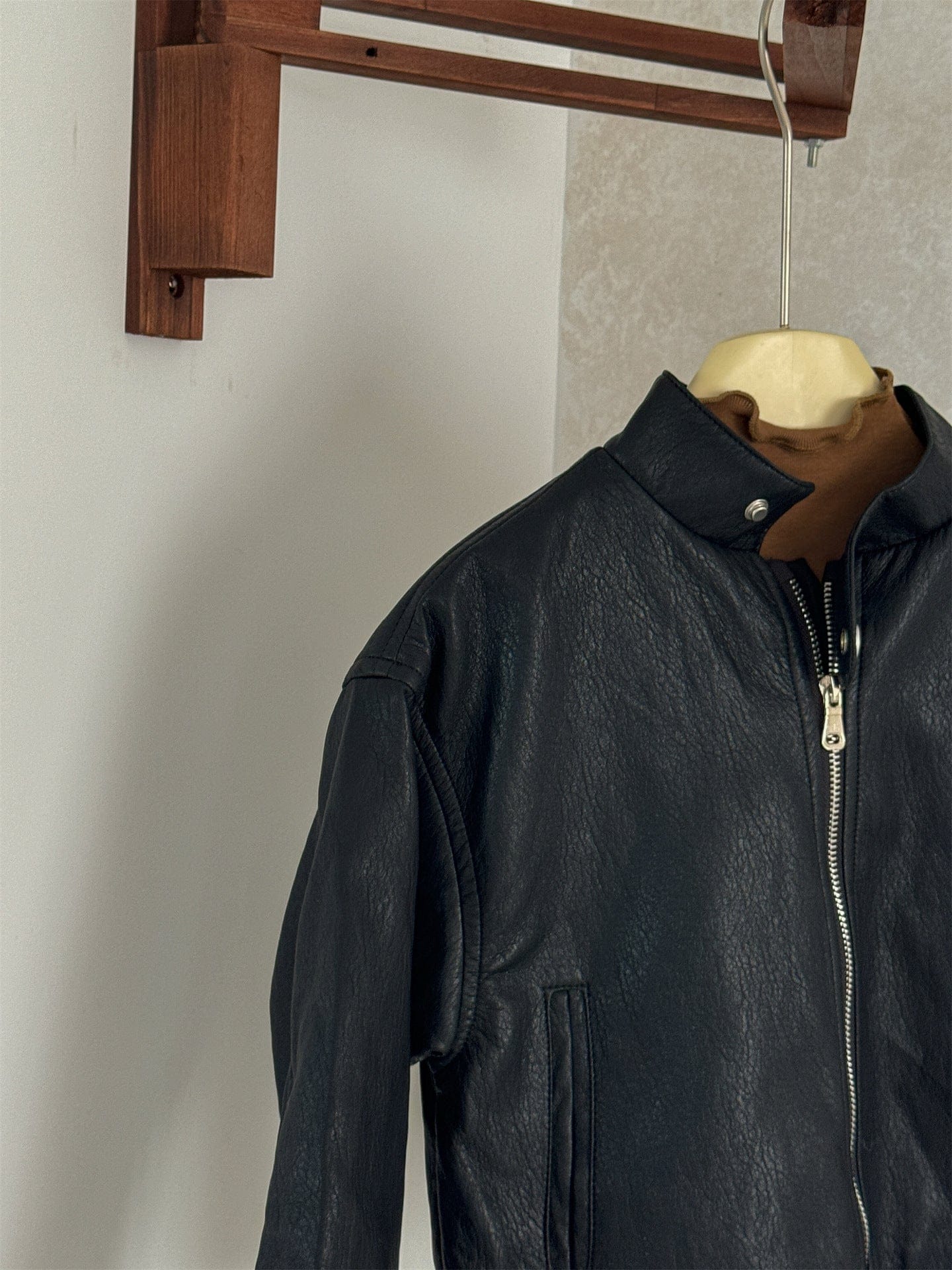 ショートコート・ジャケット・ジャンパー フェイクレザーライダースジャケット キッズブルゾン【mh0011008】