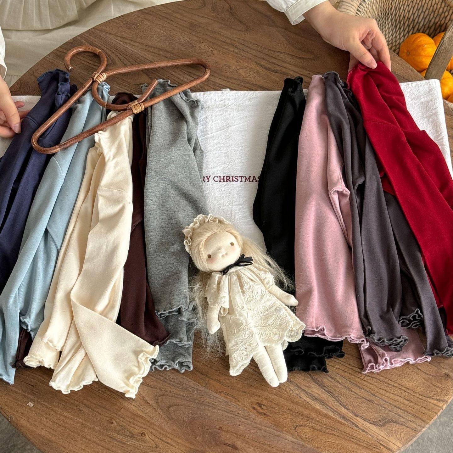 長袖Tシャツ メロウフリルシンプル長袖Tシャツカットソー【mh0010529】