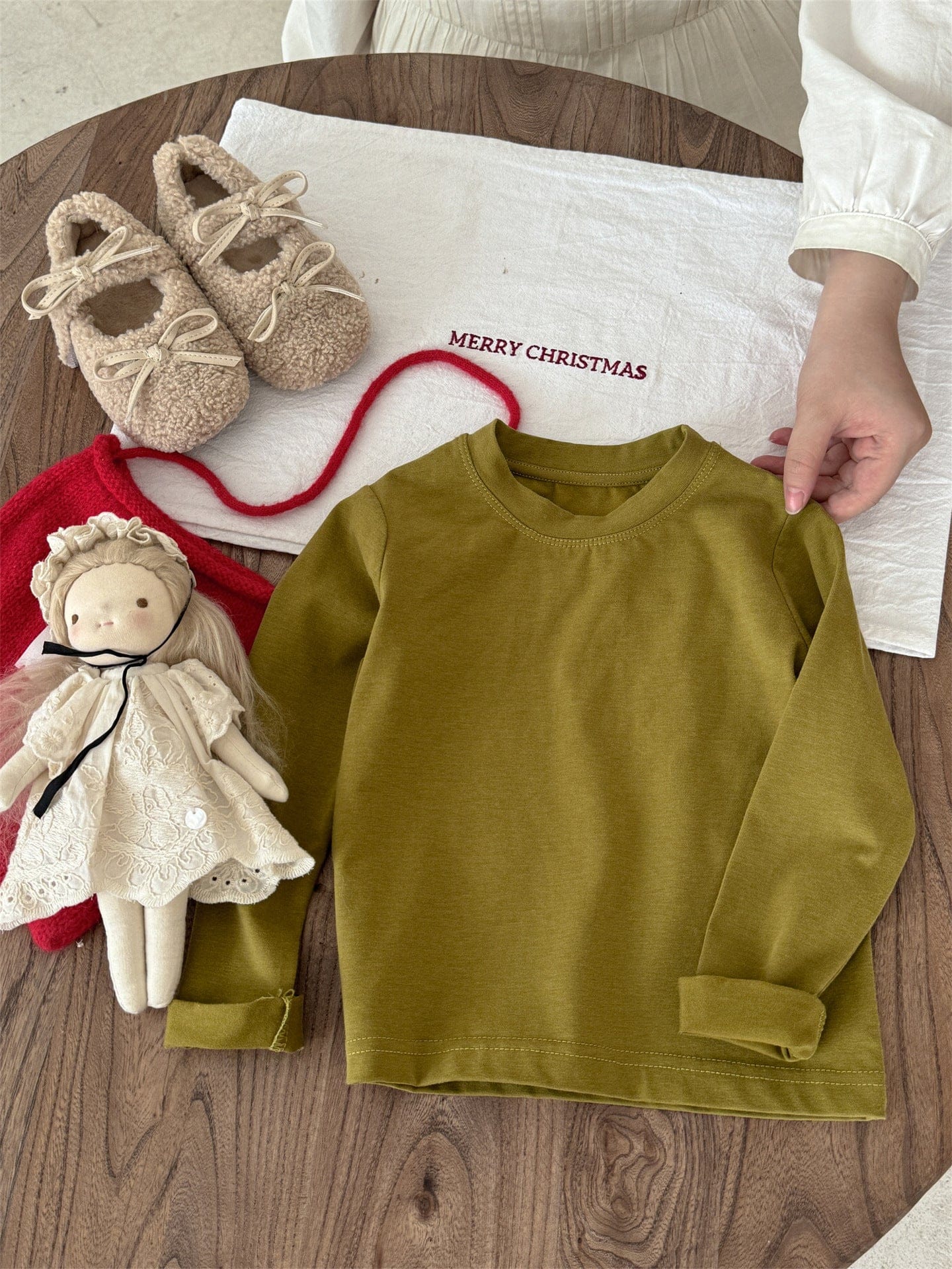 長袖Tシャツ シンプル無地長袖Tシャツ キッズカットソー【mh0011012】