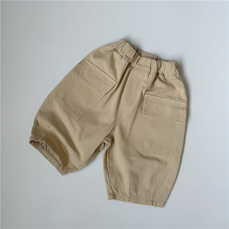 Large Pocket Cargo Trousers ワークパンツ カーゴパンツ【mh0012271】 Khaki / 80cm GL-Kids
