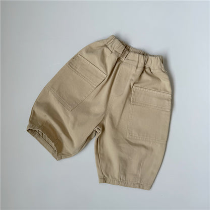 Large Pocket Cargo Trousers ワークパンツ カーゴパンツ【mh0012271】 Khaki / 80cm GL-Kids