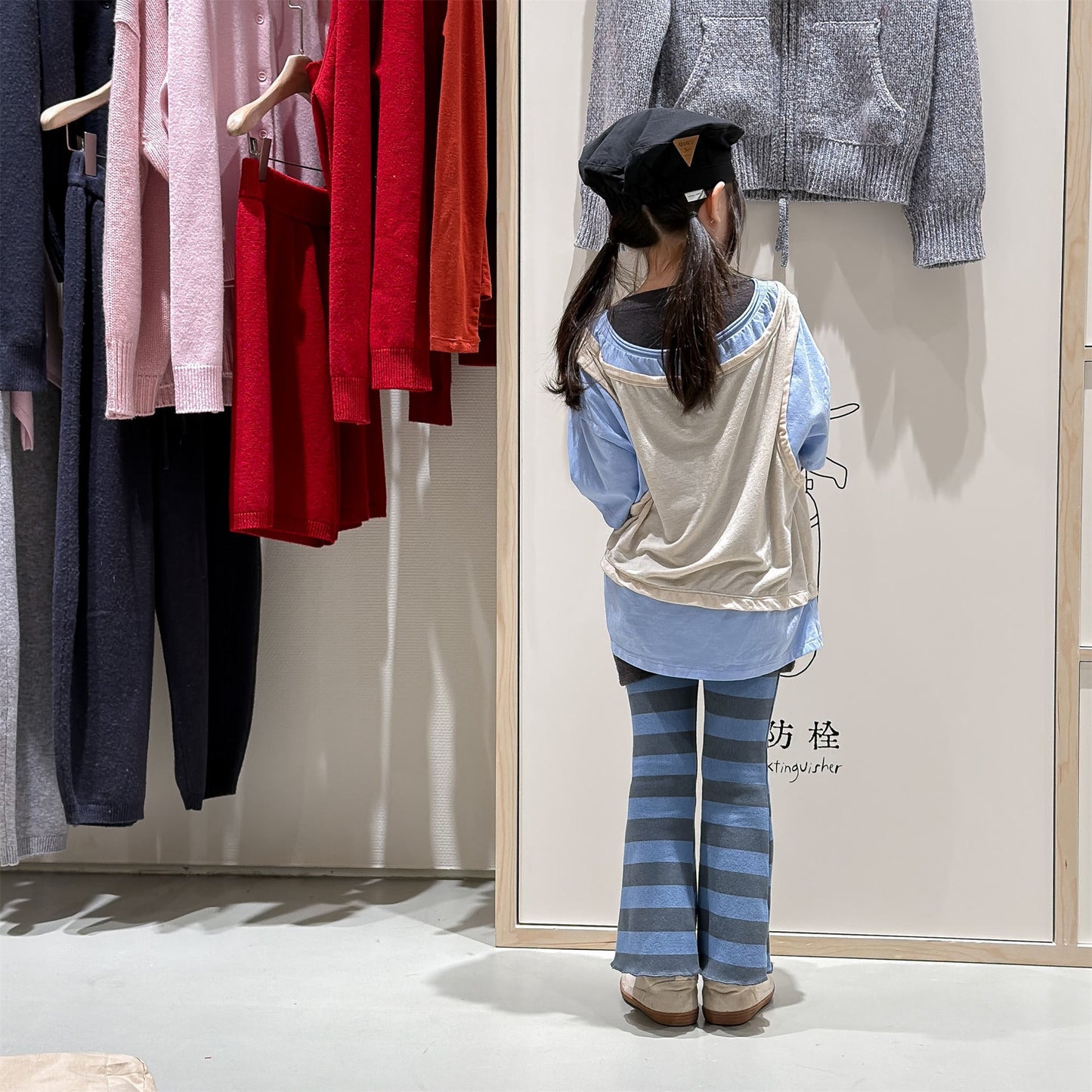 Layered Sleeveless Top T-shirt セット 重ね着風 長袖 Tシャツ【mh0012476】 ADbaby 長袖Tシャツ