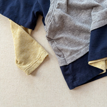 Layered Sleeveless Top T-shirt セット 重ね着風 長袖 Tシャツ【mh0012476】 ADbaby 長袖Tシャツ