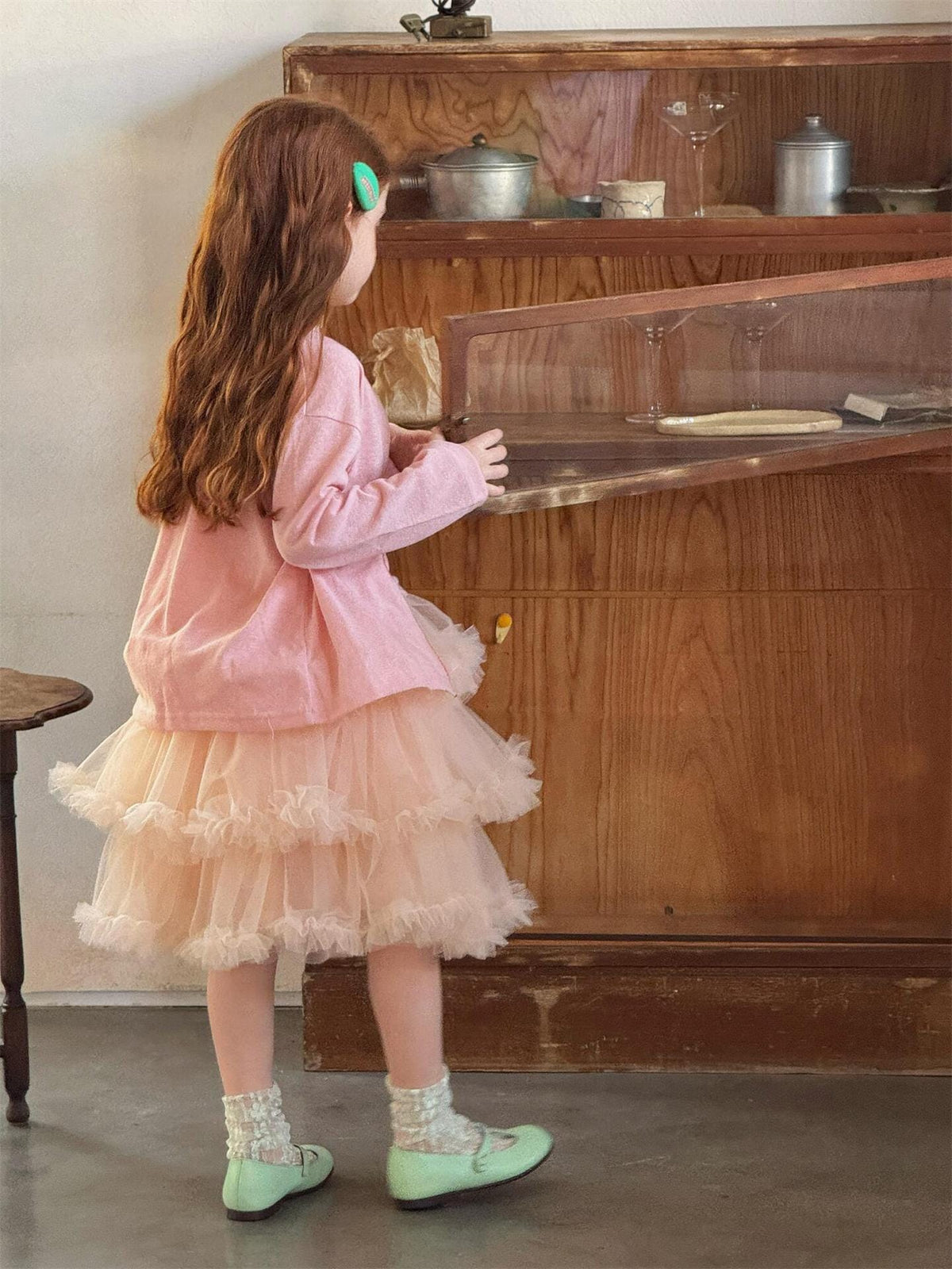 Layered Tulle Puffy Skirt チュール ティアード ミニスカート【mh0012868】 Jianzidan スカート