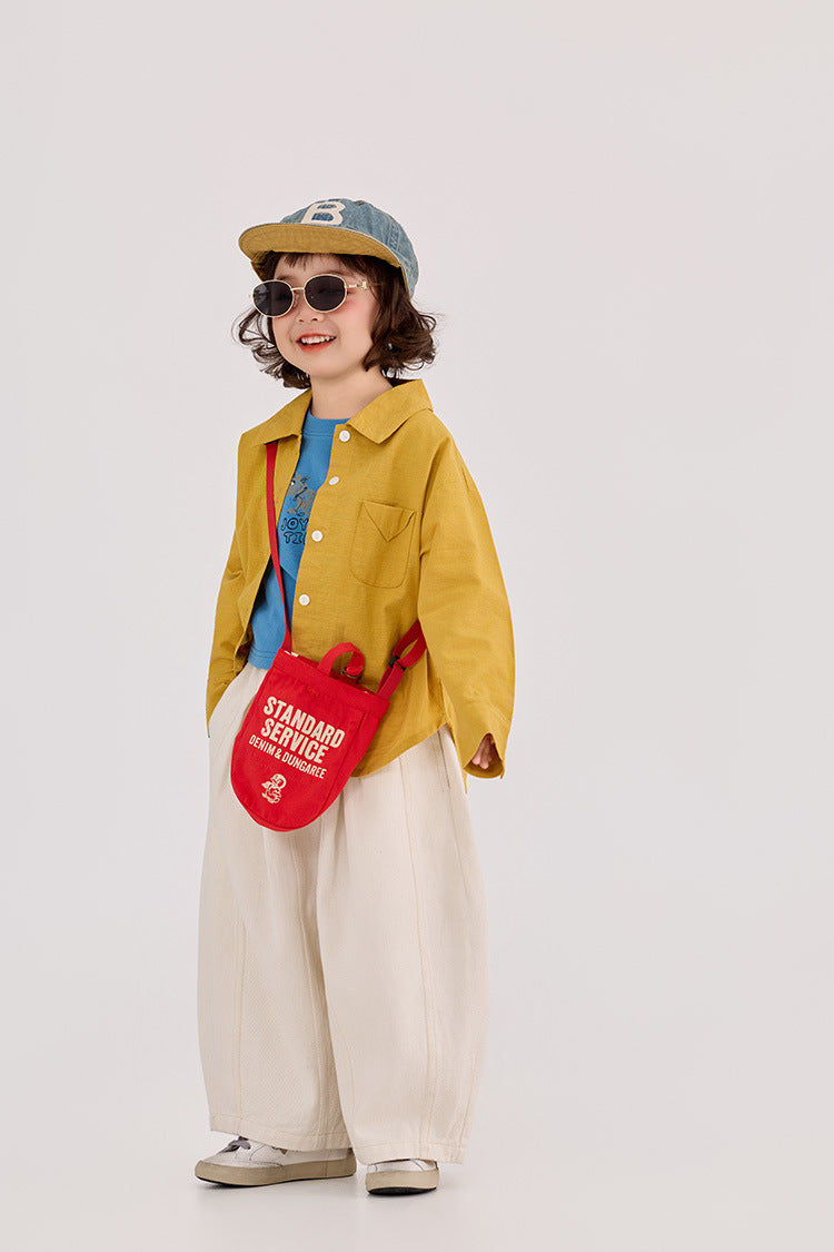 Lazy Style Loose Fit Shirt ルーズ ナチュラル 長袖シャツ【mh0012386】 HEY BOOBII