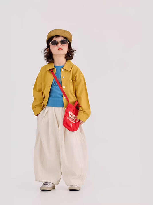 Lazy Style Loose Fit Shirt ルーズ ナチュラル 長袖シャツ【mh0012386】 mamahalo shop