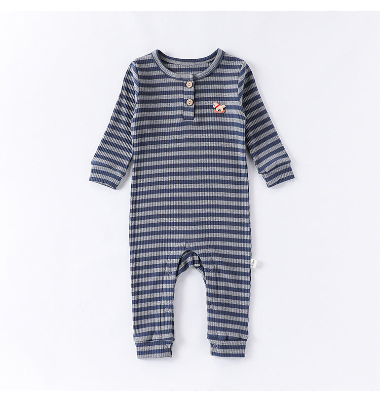 Lenzing Modal Long-Sleeve Romper モダール 長袖ロンパース【mh0012325】 Beitaoya