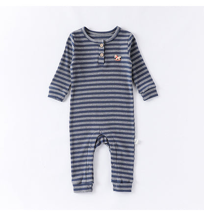 Lenzing Modal Long-Sleeve Romper モダール 長袖ロンパース【mh0012325】 Beitaoya