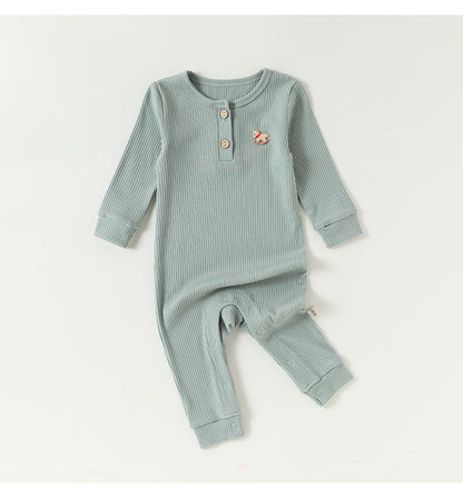 Lenzing Modal Long-Sleeve Romper モダール 長袖ロンパース【mh0012325】 Beitaoya