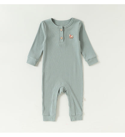 Lenzing Modal Long-Sleeve Romper モダール 長袖ロンパース【mh0012325】 Beitaoya