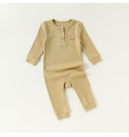 Lenzing Modal Long-Sleeve Romper モダール 長袖ロンパース【mh0012325】 Beitaoya