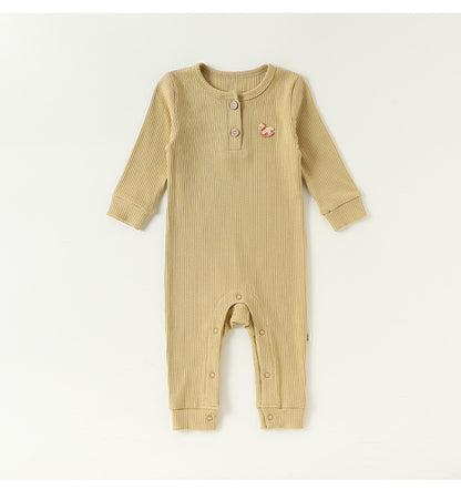 Lenzing Modal Long-Sleeve Romper モダール 長袖ロンパース【mh0012325】 Beitaoya
