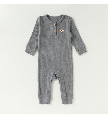 Lenzing Modal Long-Sleeve Romper モダール 長袖ロンパース【mh0012325】 Beitaoya