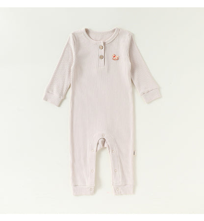 Lenzing Modal Long-Sleeve Romper モダール 長袖ロンパース【mh0012325】 Beitaoya