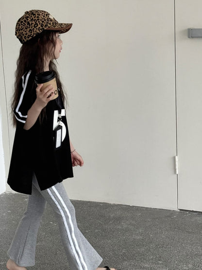 Leopard Flare Leggings フレア ロングパンツ【mh0013079】 mamahalo kids ロングパンツ・スウェットパンツ