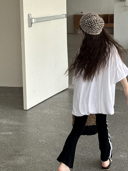 Leopard Flare Leggings フレア ロングパンツ【mh0013079】 mamahalo kids ロングパンツ・スウェットパンツ