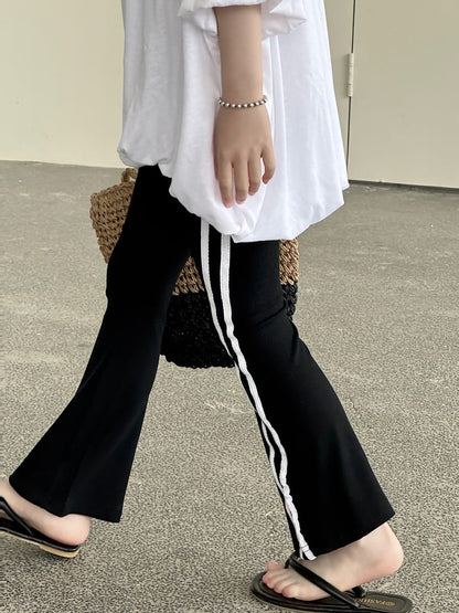 Leopard Flare Leggings フレア ロングパンツ【mh0013079】 mamahalo kids ロングパンツ・スウェットパンツ