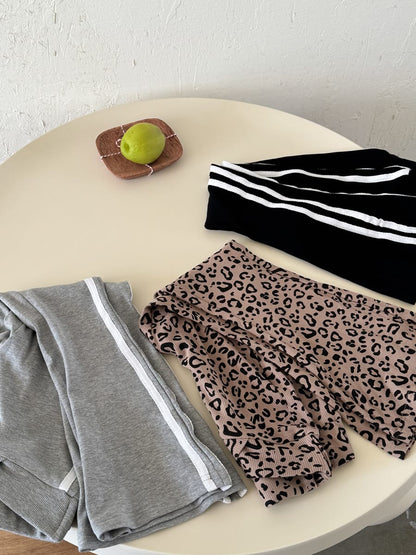 Leopard Flare Leggings フレア ロングパンツ【mh0013079】 mamahalo kids ロングパンツ・スウェットパンツ