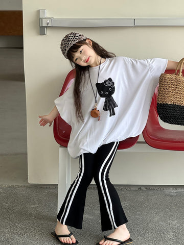 Leopard Flare Leggings フレア ロングパンツ【mh0013079】 mamahalo kids ロングパンツ・スウェットパンツ