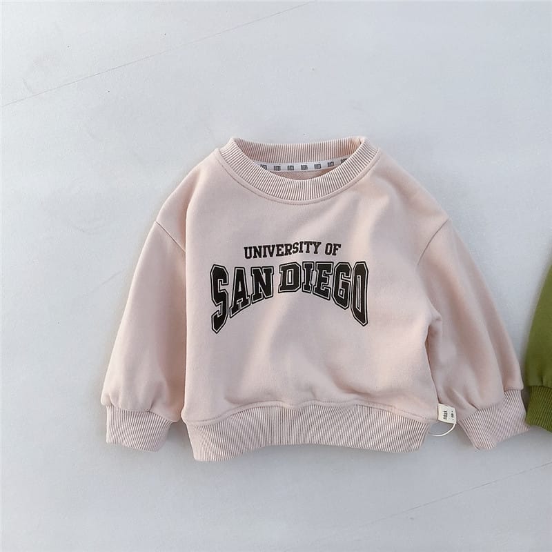 Letter Logo Sweatshirt レター ロゴ スウェット【mh0002418】 Apricot / 66cm nozi. トレーナー・フーディ