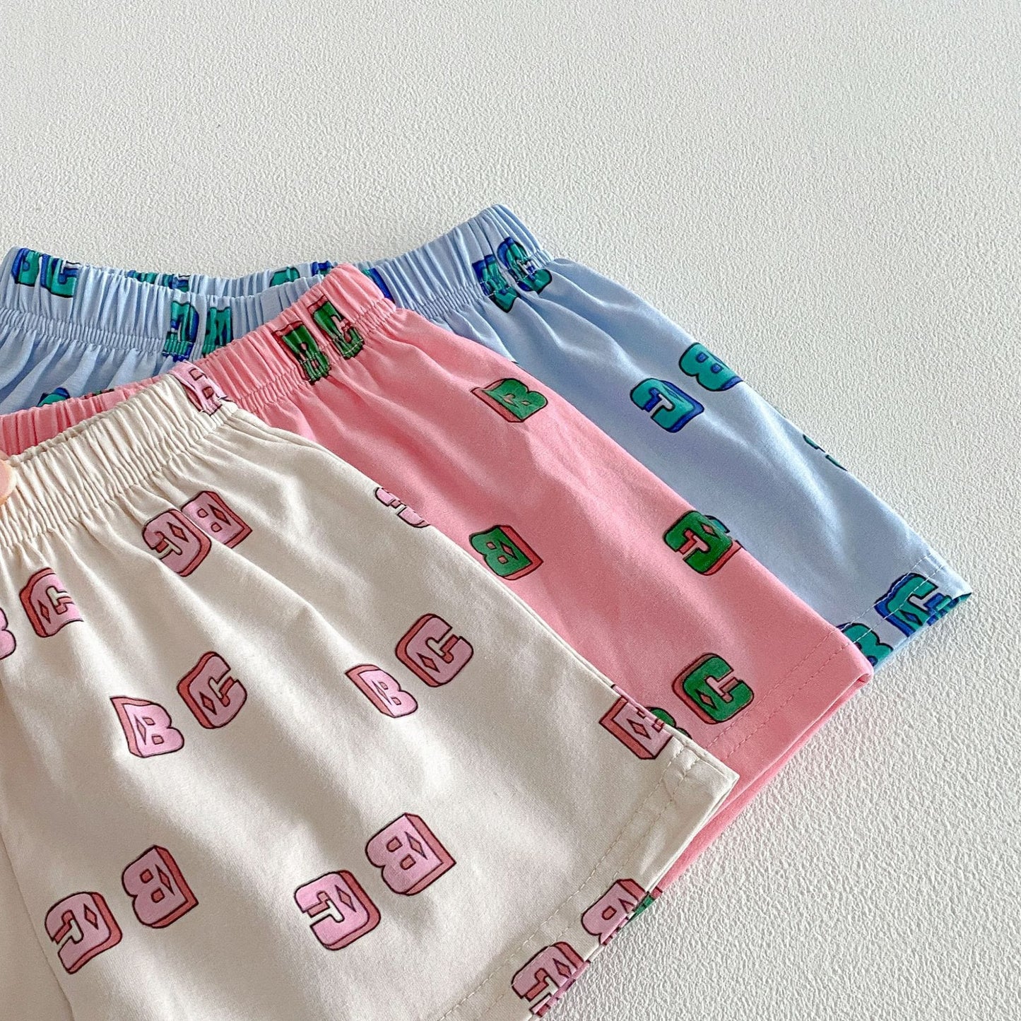 Letter Print Short Sleeve Shorts Set レタープリント 半袖 セットアップ【mh0012721】 angou 半袖セットアップ