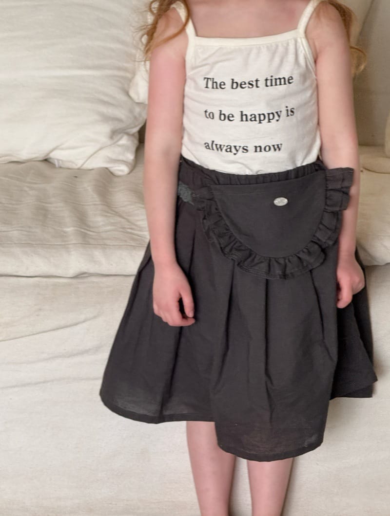 Letter Print Square Neck Camisole 英字プリント ノースリーブトップス【mh0012793】 Chengle タンクトップ・キャミソール・ノースリーブトップス