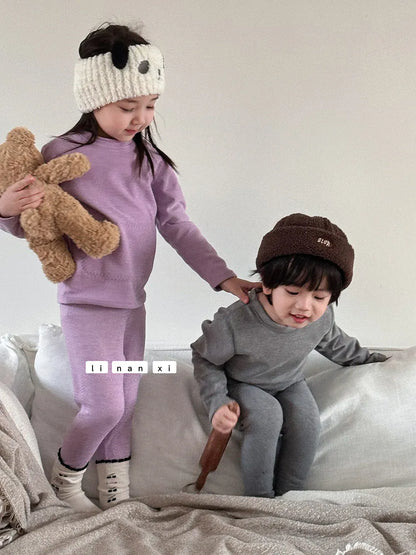 長袖Tシャツ キッズトップス シンプル長袖Tシャツ【mh0008233】