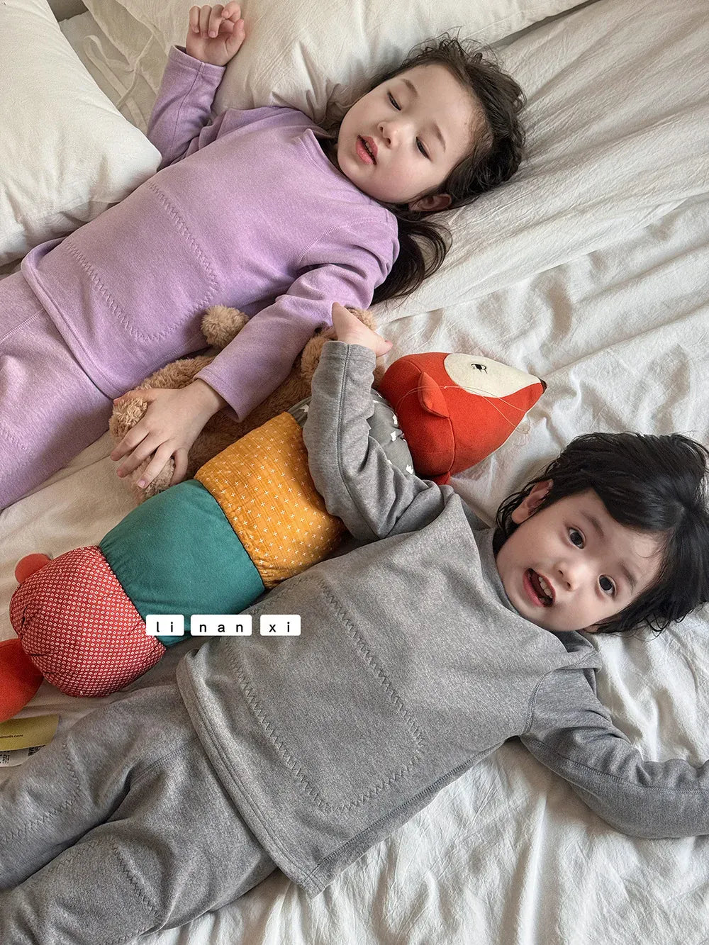 長袖Tシャツ キッズトップス シンプル長袖Tシャツ【mh0008233】